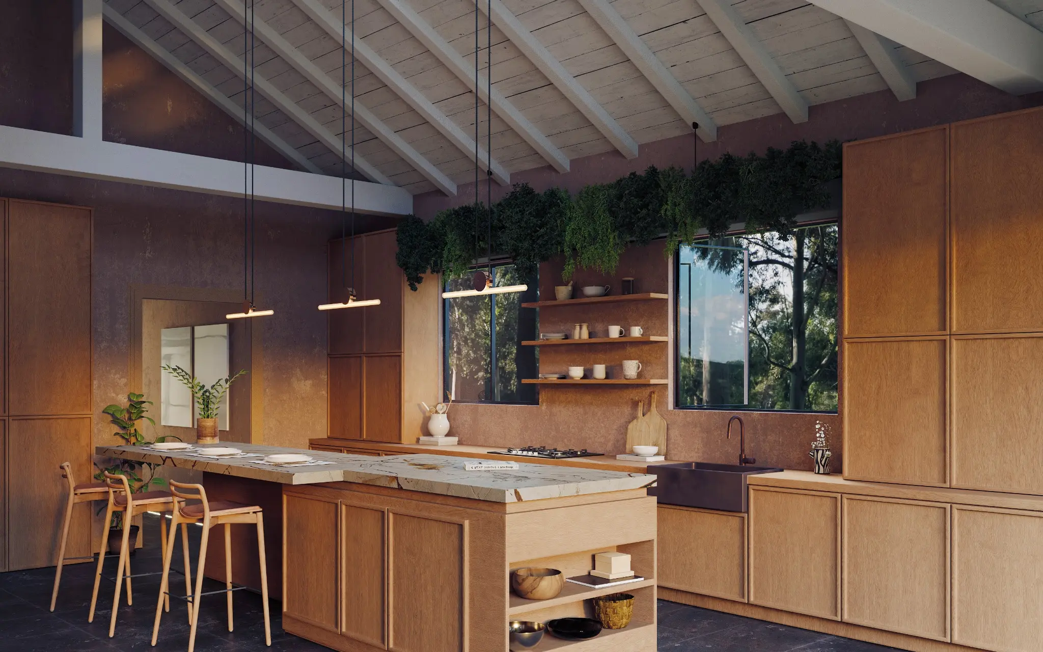 Kilter House kitchen